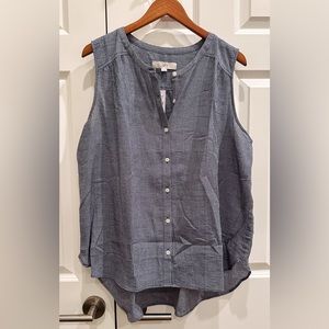 Loft sleeveless blouse